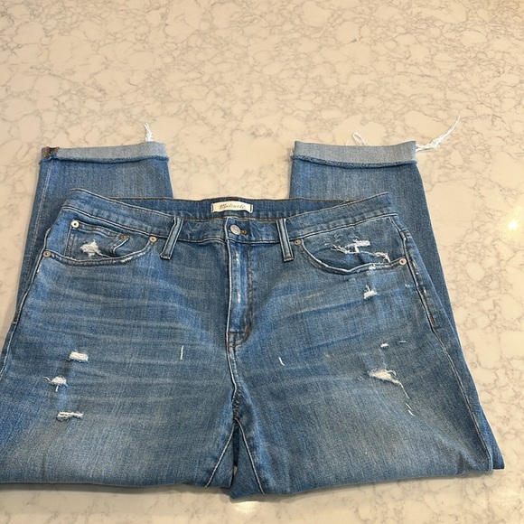 Madewell The Slim Boy Jean Distressed Size 32 - Picture 7 of 10